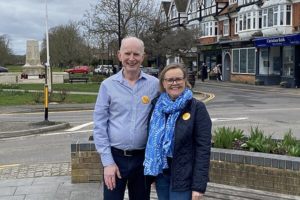 Alan Morrison pictured with Liz Townsend