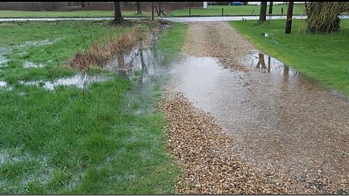 Flooding at the Green